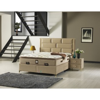 Box Spring GAMBINI -CREAM...